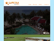 Tablet Screenshot of lapetraresort.com